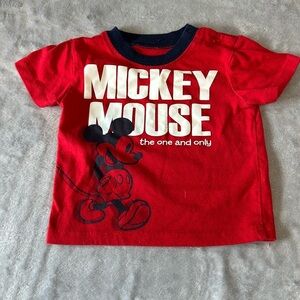 Disney -  Mickey Mouse - Short sleeve t-shirt. Size 6-12 months